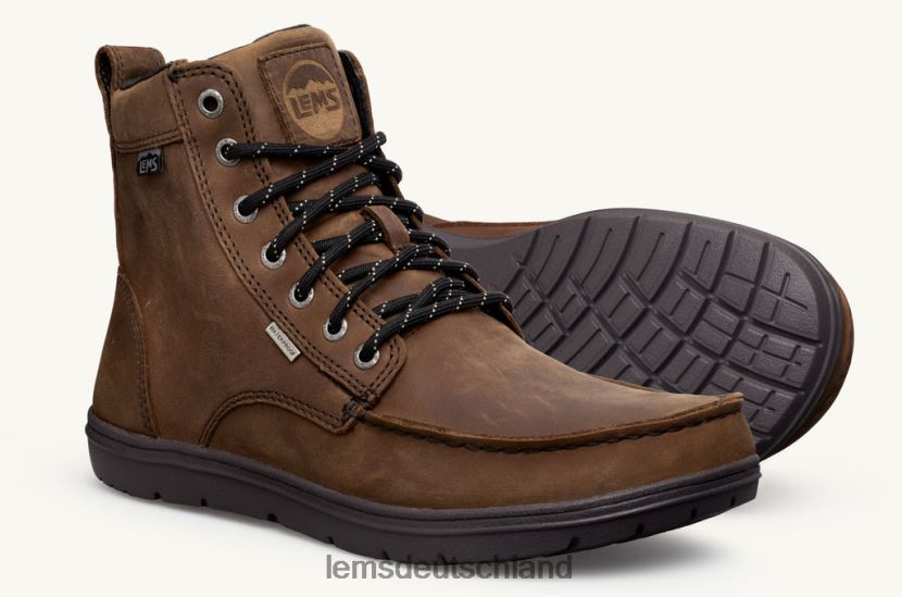 rj44bp110_lems_wasserdichter_boulderstiefel_schuhe_frauen_verwittertes_umbra.jpg RJ44BP110 Lems Wasserdichter Boulderstiefel Schuhe Frauen verwittertes Umbra - Image 1