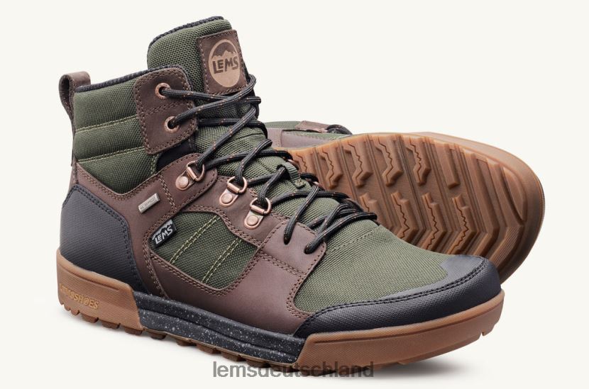 rj44bp116_lems_outlander_wasserdichter_stiefel_schuhe_frauen_immergruen.jpg RJ44BP116 Lems Outlander wasserdichter Stiefel Schuhe Frauen immergrün - Image 1
