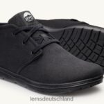 RJ44BP103 Lems Chukka-Leinwand Schuhe Frauen Blackout