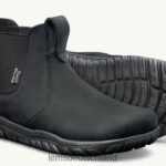 RJ44BP104 Lems Chelsea-Stiefel wasserdicht Schuhe Frauen Obsidian