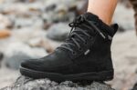 RJ44BP111 Lems Felsgipfel wasserdicht Schuhe Frauen Kohle - Image 2