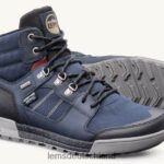 RJ44BP115 Lems Outlander wasserdichter Stiefel Schuhe Frauen blauer Stahl