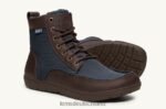 RJ44BP119 Lems Boulderstiefel Nylon Schuhe Frauen Navy Stout