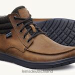 RJ44BP124 Lems Boulder-Stiefel aus mittelhohem Leder Schuhe Frauen Umber