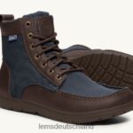 RJ44BP59 Lems Boulderstiefel Nylon Schuhe Männer Navy Stout