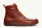 RJ44BP62 Lems Boulder-Stiefelleder Schuhe Männer rostrot - Image 3